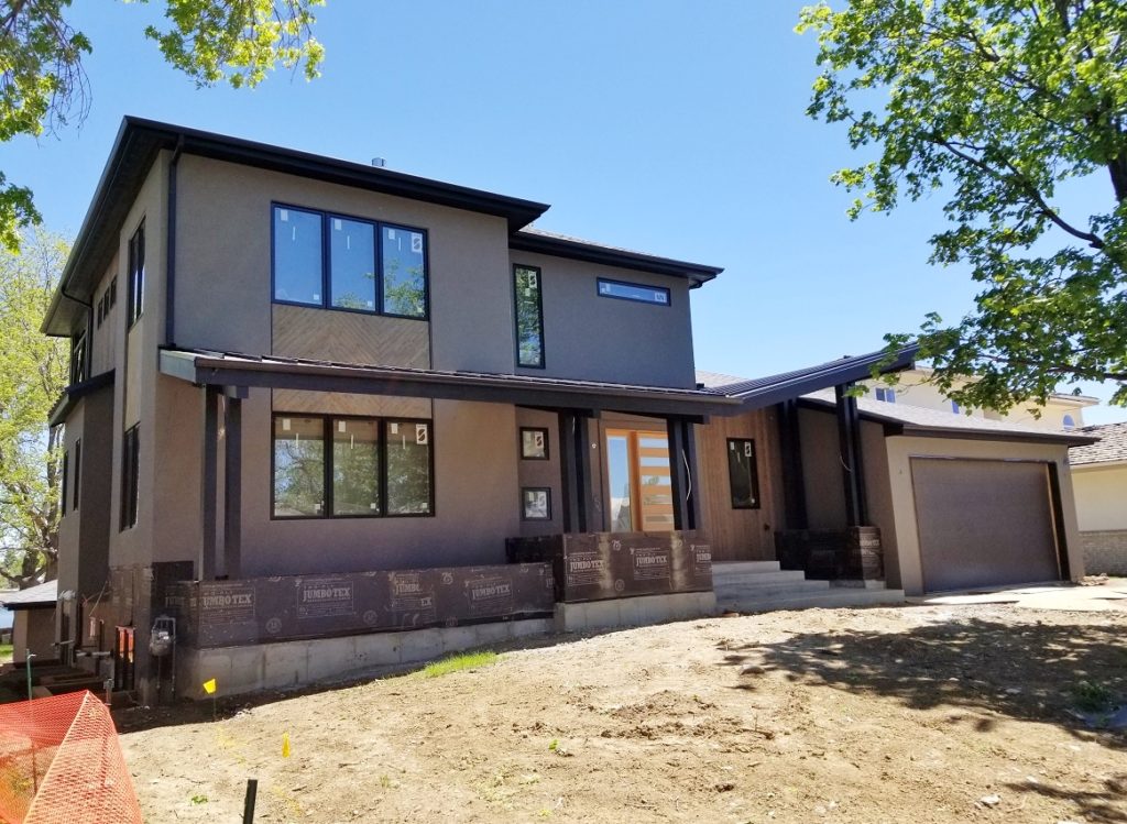 custom house builder lake loveland construction exterior front