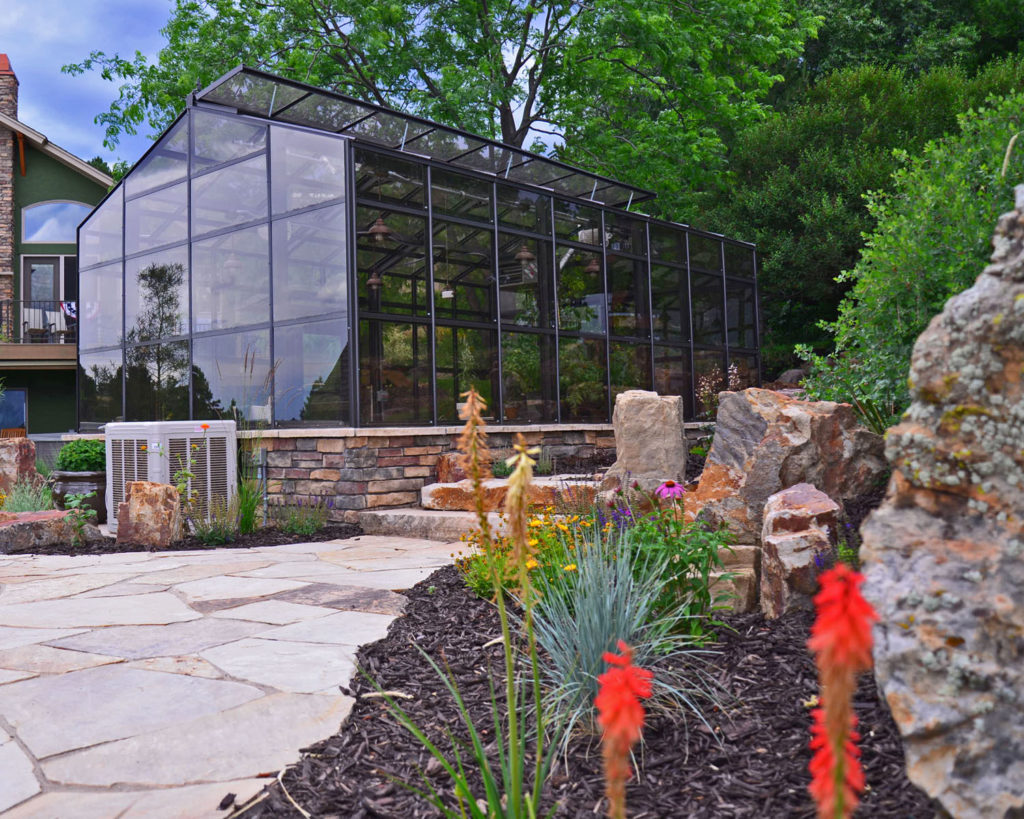 Hillside Home with Greenhouse