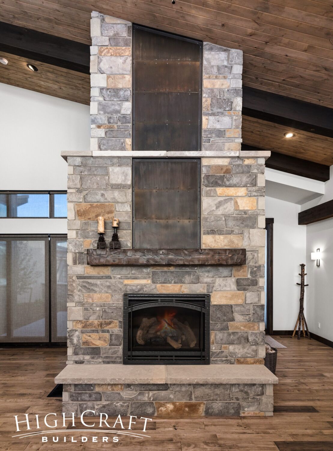 custom-home-builder-Berthoud-modern-mountain-fireplace