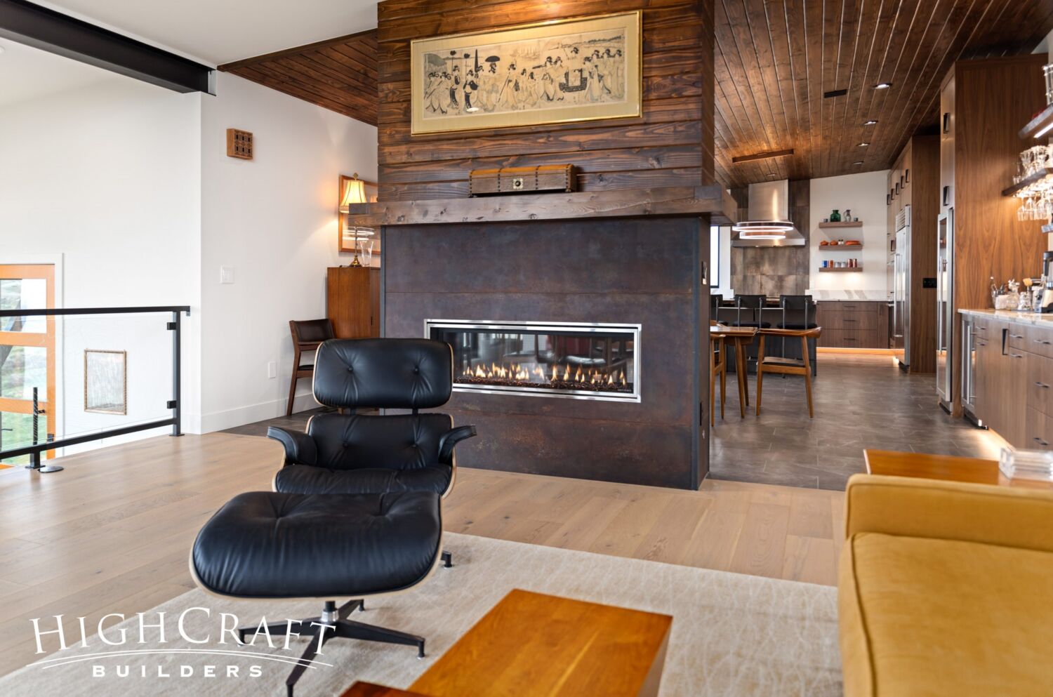 custom-home-builder-Loveland-midcentury-modern-mountain-fireplace